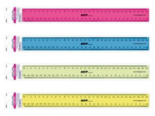 Opakowanie Linijka 30cm MIX