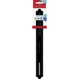 Opakowanie Linijka Dots czarna 30cm