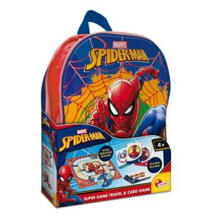 Lisciani Spiderman Plecak z grą i kartami. Wydawca: Lisciani. Multiszop.pl Opakowanie Lisciani Spiderman Plecak z grą i kartami