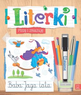 Okładka książki Literki. Piszę i zmazuję wyd. 2