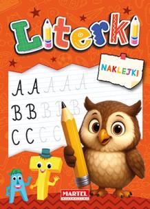 Okładka książki Literki z naklejkami