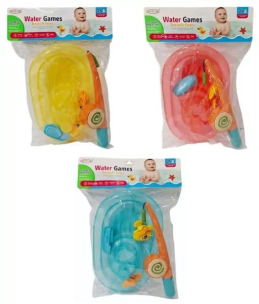 Opakowanie Łódka do kąpieli z wędką i rybkami mix