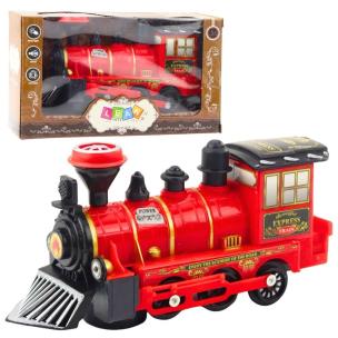 Opakowanie Lokomotywa klasyczna elektryczna światła dźwięki