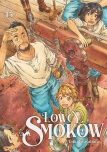 Łowcy smoków. Tom 15. Autor: Taku Kuwabara. Multiszop.pl Okładka książki Łowcy smoków. Tom 15