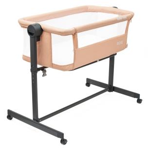 Łóżeczko dostawka Rose łososiowe. Wydawca: Baby Mix. Multiszop.pl Opakowanie Łóżeczko dostawka Rose łososiowe