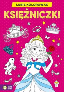 Okładka książki Lubię kolorować. Księżniczki