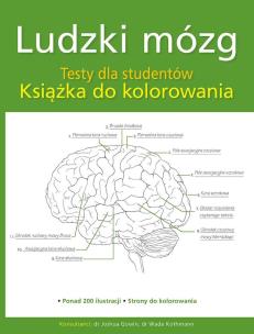Okładka książki Ludzki mózg. Testy dla studentów. Książka do kolorowania
