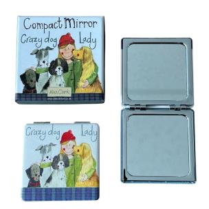 Opakowanie Lusterko Crazy Dog Lady Psiara