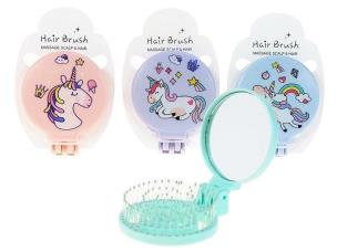 Opakowanie Lusterko ze szczotką do włosów MIX