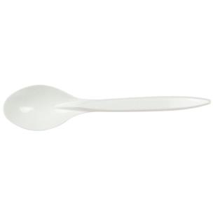 Opakowanie Łyżki wielokrotnego użytku białe 100szt