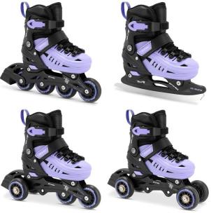 Łyżworolki 4W1 r.29-33 VT. Wydawca: Spokey. Multiszop.pl Opakowanie Łyżworolki 4W1 r.29-33 VT