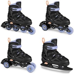 Łyżworolki 4w1 r.30-33. Wydawca: Spokey. Multiszop.pl Opakowanie Łyżworolki 4w1 r.30-33