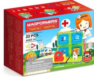 Magformers Town Set - szpital. Wydawca: MAGFORMERS. Multiszop.pl Opakowanie Magformers Town Set - szpital
