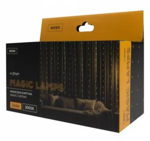 Magiczna kurtyna 100led 1mx1m 3000K,DC5V. Wydawca: Eco Light. Multiszop.pl Opakowanie Magiczna kurtyna 100led 1mx1m 3000K,DC5V