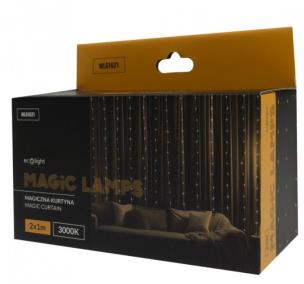 Magiczna kurtyna 200led 2mx1m 3000K,DC5V. Wydawca: Eco Light. Multiszop.pl Opakowanie Magiczna kurtyna 200led 2mx1m 3000K,DC5V