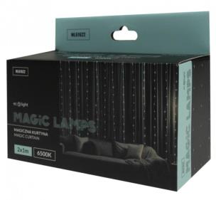 Magiczna kurtyna 200led 2mx1m 6500K,DC5V. Wydawca: Eco Light. Multiszop.pl Opakowanie Magiczna kurtyna 200led 2mx1m 6500K,DC5V