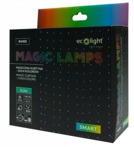 Magiczna kurtyna 400led 2mx2m 1mln kolorów DC5V. Wydawca: Eco Light. Multiszop.pl Opakowanie Magiczna kurtyna 400led 2mx2m 1mln kolorów DC5V