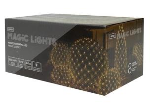Opakowanie Magiczna siatka 160 led 8 tryb IP44 2700K 2x2m 31V