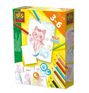 Magiczne karty kolorów. Wydawca: SES. Multiszop.pl Opakowanie Magiczne karty kolorów