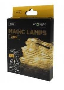 Magiczne lampki 100 led 3000K 10m DC5V. Wydawca: Eco Light. Multiszop.pl Opakowanie Magiczne lampki 100 led 3000K 10m DC5V