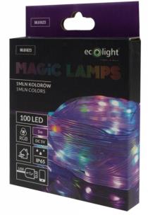 Magiczne lampki 100led 1mln kolorów 5m DC5V. Wydawca: Eco Light. Multiszop.pl Opakowanie Magiczne lampki 100led 1mln kolorów 5m DC5V