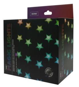 Opakowanie Magiczne lampki 100led 1mln kolorów Gwiazda 10m 5V