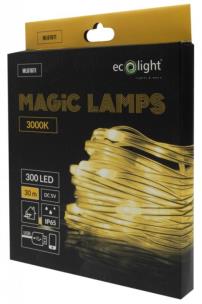 Magiczne lampki 300 led 3000K 30m DC5V. Wydawca: Eco Light. Multiszop.pl Opakowanie Magiczne lampki 300 led 3000K 30m DC5V