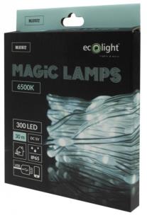 Magiczne lampki 300 led 6500K 30m DC5V. Wydawca: Eco Light. Multiszop.pl Opakowanie Magiczne lampki 300 led 6500K 30m DC5V
