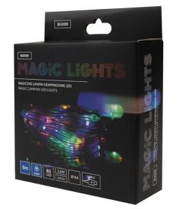 Opakowanie Magiczne lampki kempingowe 80led RGBNW USB-C 5V 8m