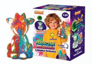 Opakowanie Magiczne malowanie Lampka Krówka