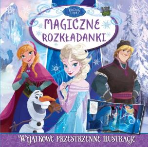 Okładka książki Magiczne rozkładanki. Disney Kraina Lodu