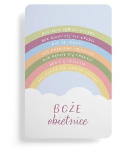 Opakowanie Magnes na lodówkę - Boże obietnice - tęcza