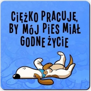 Opakowanie Magnes na lodówkę Godne życie pies