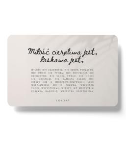 Opakowanie Magnes na lodówkę - Hymn o miłości