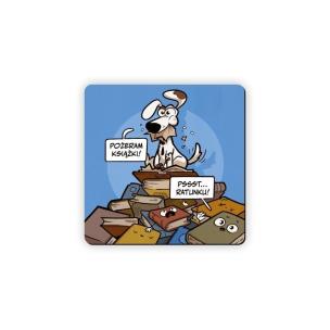 Opakowanie Magnes na lodówkę Pożeram książki