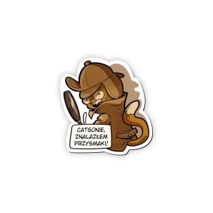 Opakowanie Magnes na lodówkę Sherlock Koci Detektyw