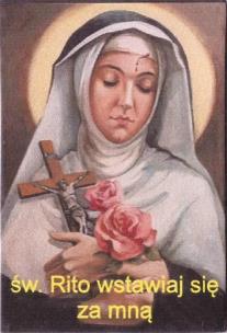 Opakowanie Magnes na lodówkę - Św. Rita