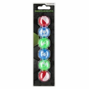 Opakowanie Magnesy Football 30mm 6szt