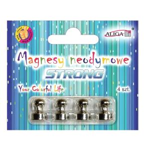 Opakowanie Magnesy neodymowe 4szt