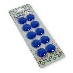 Opakowanie Magnesy niebieskie 2cm 10szt