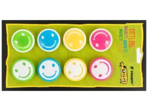 Opakowanie Magnesy Outline smile 8szt