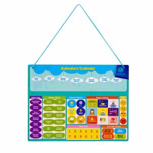 Opakowanie Magnetyczny zestaw edukacyjny Astrafun nauka kalendarza 56 elementów