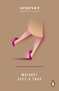 Okładka książki Maigret Sets a Trap wer. angielska