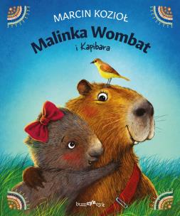 Malinka Wombat i Kapibara. Autor: Marcin Kozioł. Multiszop.pl Okładka książki Malinka Wombat i Kapibara