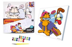 Opakowanie Malowanie po numerach 30x30cm Garfield