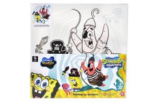 Opakowanie Malowanie po numerach 30x30cm SpongeBob w Kinie