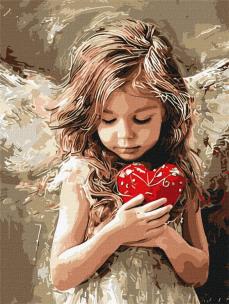 Opakowanie Malowanie po numerach - Anioł miłości 30x40cm