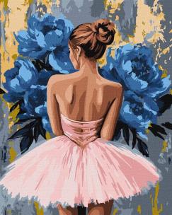 Opakowanie Malowanie po numerach - Baletnica z piwoniami