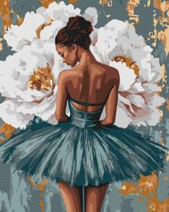 Opakowanie Malowanie po numerach - Baletnica z piwoniami