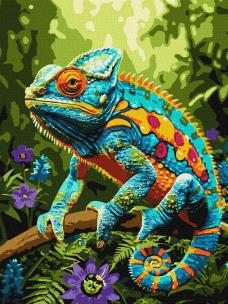 Opakowanie Malowanie po numerach - Barwny kameleon 30x40cm